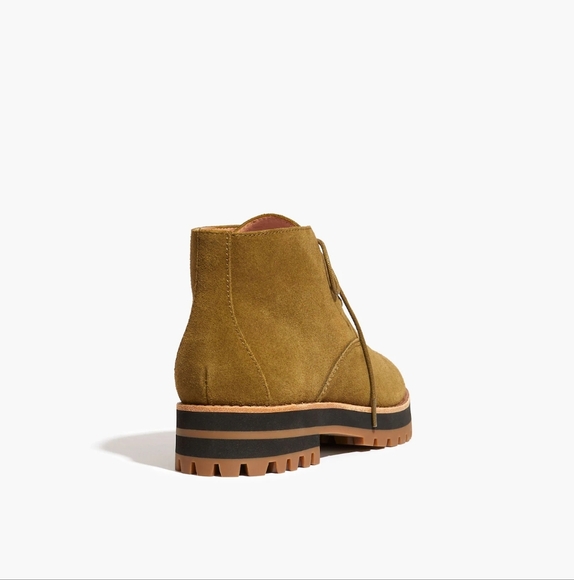 Madewell Wren Suede Boots Golden Spinach - Picture 12 of 12